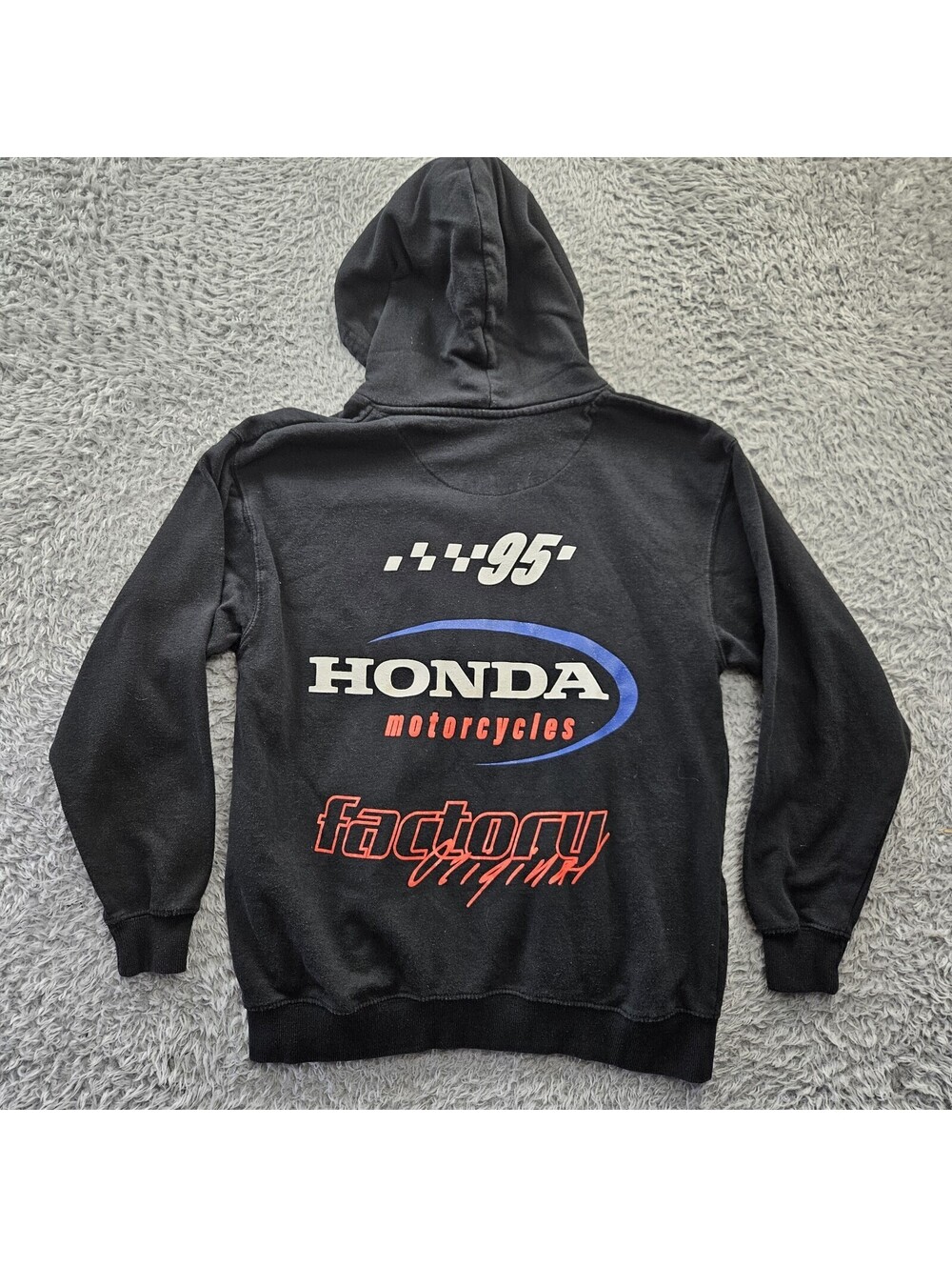 Honda Racing Hoodie Men Medium HRC JT Racing USA Pullover 95 Factory